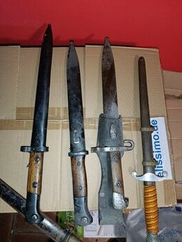 Šavle, bajonety, bodáky