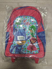 Dětský batoh kufr na kolečkách PJMasks
