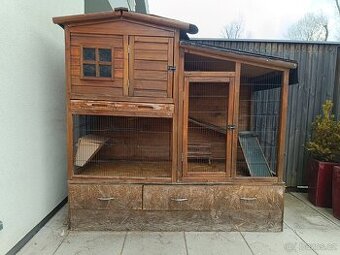 Králíkárna FORTUNA – prostorná dvoupatrová