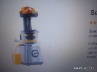 2ks úplně stejné, nové: odšťavňovače: SENCOR SSJ 4050NP