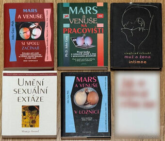 5x knihy o vztazích, vztahy, muž, žena, Mars, Venuše, Doprav