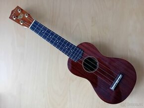 Uplne nove sopranove ukulele Aria. Masivni mahagon