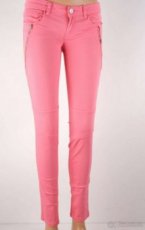 Růžové letní dámské kalhoty Terranova vel S jako nové