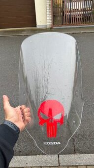 Plexi na Hondu Transalp 750