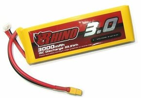 RC Li-pol RHINO 3000mAh, 11.1V, 3S1P, 15C - 1