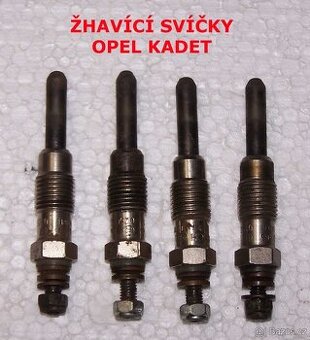 ŽHAVÍCÍ SVÍČKY OPEL KADET 1,6D 1987