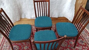 Retro židle dřevo-čalounění ,slovenský původ