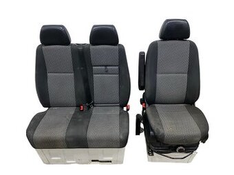 Sedačky přední černo šedá látka VW Crafter 2E L1H1 2012