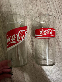 Nápojové sklo Coca Cola - červená - 1
