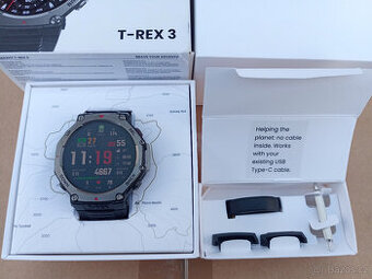 Odolné hodinky Amazfit T-Rex 3 Black