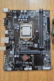 Základní deska Gigabyte H110M S2 + i3-6100