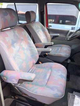 Vw t4 multivan caravelle transporter sedačky postel
