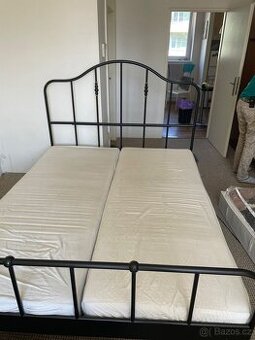 Kovová postel Ikea 160x200