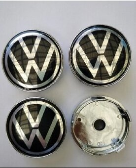 Středové pokličky VW 60mm - stříbrné