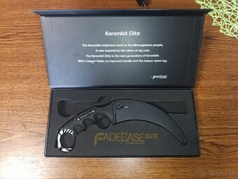 🗡️ Karambit FadeCase Elite – CS:GO Replika (jako nový)