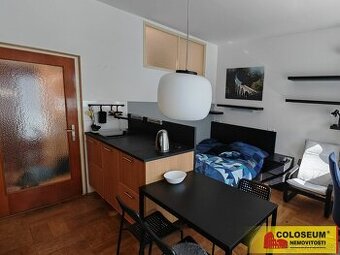 Brno - Veveří, podnájem bytu 1+kk, 28 m2, klimatizace, balko
