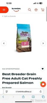 20 kilo kvalitních granulí s lososem-VÝPRODEJ za půlku ‼️