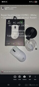 Razer Deathadder v3 pro white