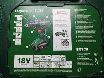 Bosch EasyImpact 18v-38 Aku vrtačka s příklepem