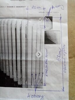 Koupim liatinový radiator