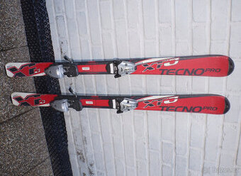 Carvingové dětské lyže 120 cm TecnoPro, bezvadný stav.
