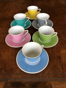 Sada retro šálků Brusel