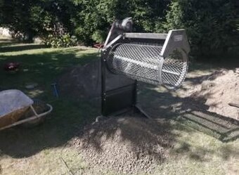 Kátrovačka, prosívač zeminy Scheppach RS 400