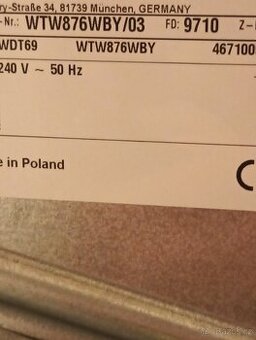 Sušička prádla Bosch