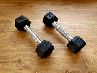 jednoručky činky - HEXA 2-10kg (108kg)