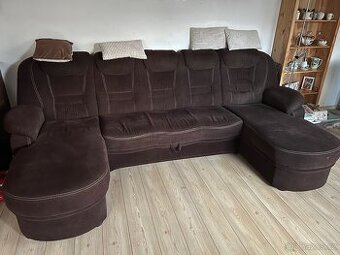 Rozkládací sedací souprava do U