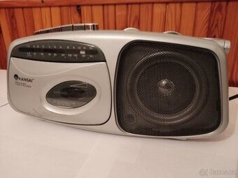 KANSAI KS-8127 – AM/FM rádio s kazetovým přehrávačem