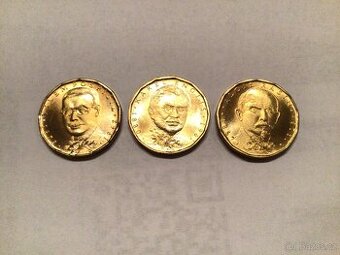 2019 Sada pamětních 20 korun ČNB - Pospíšil, Rašín, Engliš