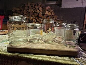 Zavařovací sklenice, různé velikosti