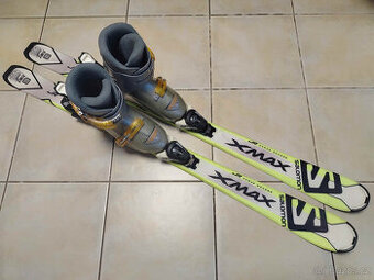 Dětské lyže Salomon X MAX 130cm + lyžáky HEAD