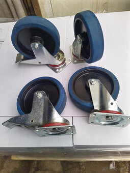 Pojezdová kola s brzdou 4 ks