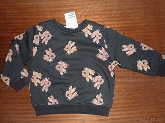 NOVÁ-H&M-MIKINA NA SLEČNU 2-4 ROKY