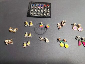 Magnetické a klipsové náušnice pro dívky