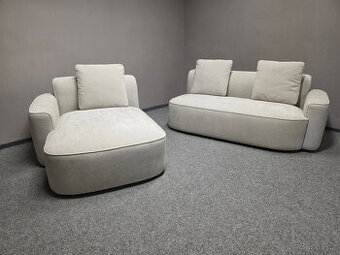 Nová variabilní sedačka ELA světle šedá