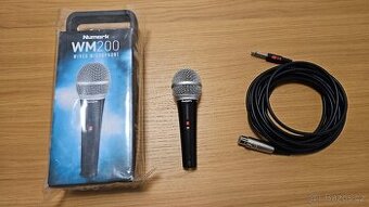 Dynamický mikrofon Numark WM200 (pro DJ / Karaoke / Zpěv)