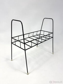 Originální kovový květinový stojan / etažer ČSSR