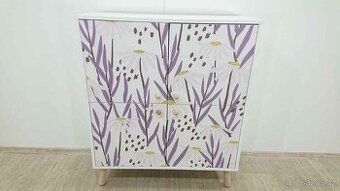 Bílá skříňka Flowers Multilux Kalune Design