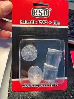 Kluzné návleky na židle, PVC, s filcem, nové, nepouž.