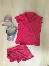 Triko, sukně/kraťasy, čepice 10 let
