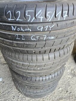 4x letní pneu 225/45/17 91Y Nokian