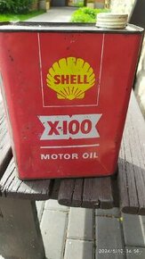 Plechovka od oleje Shell