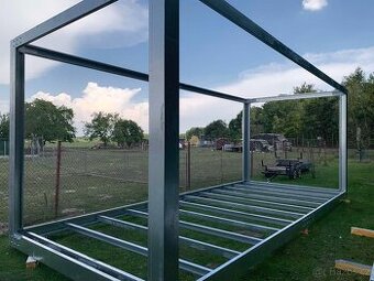 Ocelová zinkovaná konstrukce 3,3x7,8x3,17m