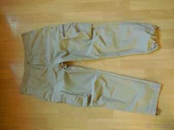 pánské Nike sv.hnědé kalhoty kapsáče rovné, 34/29 M-L p.94