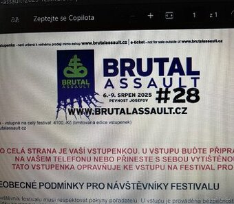 BRUTAL ASSAULT 6-9.8.2025