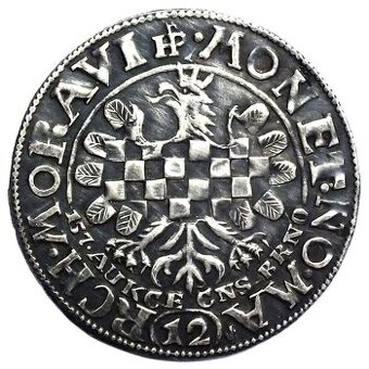 Morava, stavy,12 krejcar 1619,novoražba,ČNS Brno,Ag 999/1000 - 1
