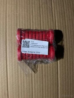 Návleky stupaček simson s51 červené